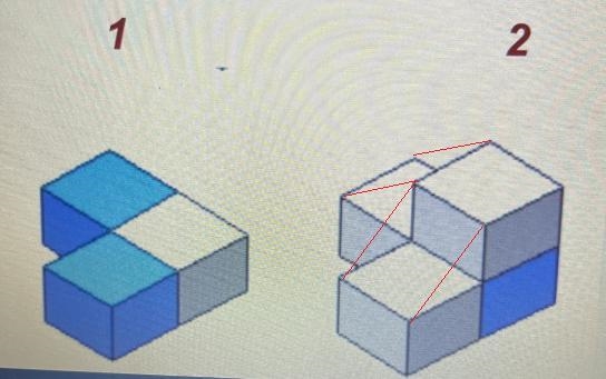 WRITE THE NUMBER THAT CORRESPONDS WITH THE PRISM OF THETWO 3D SOLIDS BELOW (EITHER-example-1