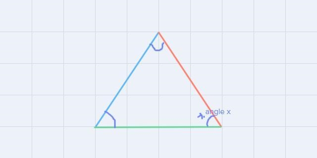 In an equilateral triangle, all side lengths are equal and all angle measures are-example-1