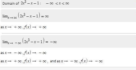 Describe the shape of the graph of the cubic function by determining the end behavior-example-1