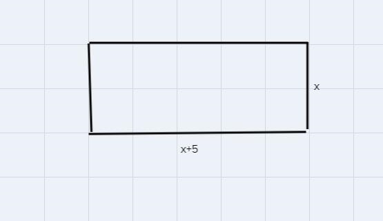 The length of a rectangular fish pond is 5 feet more than its width. The area of the-example-1