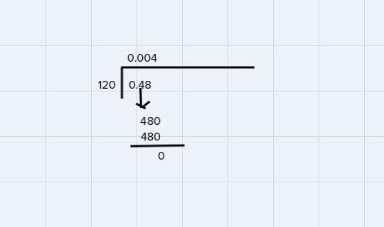 How do I solve .48 divided by 120-example-1