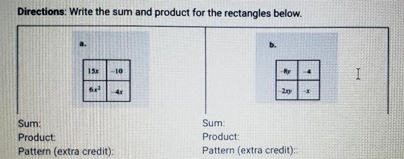 Question #2: Choose part a or part b that you want to do. Don't do both. PICK ONE-example-1