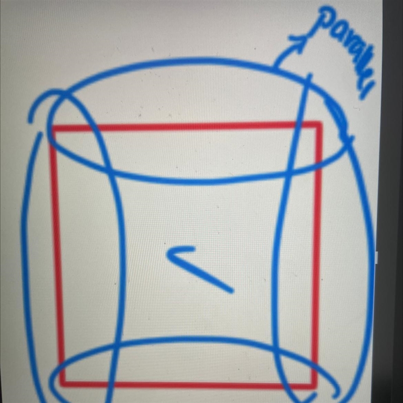 Vocabulary Define parallel sides. Draw a shape with parallel sides.-example-1