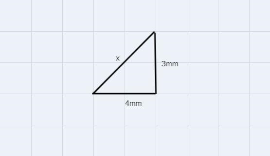 Whatvis the length of the hypotenuse3mm 4mm-example-1