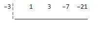 Angie divides the polynomial function by (x+3). What can she conclude from the fact-example-1