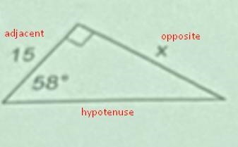 I do not need to solve i need to Identity sine cosine or tangent and identify opposite-example-1