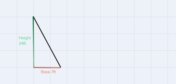 Find the area of the triangle below.Be sure to include the correct unit in your answer-example-1
