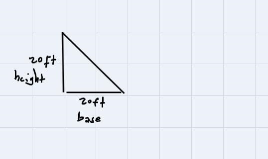 What is the area of the portion of the triangle that lies outside of the circle but-example-1