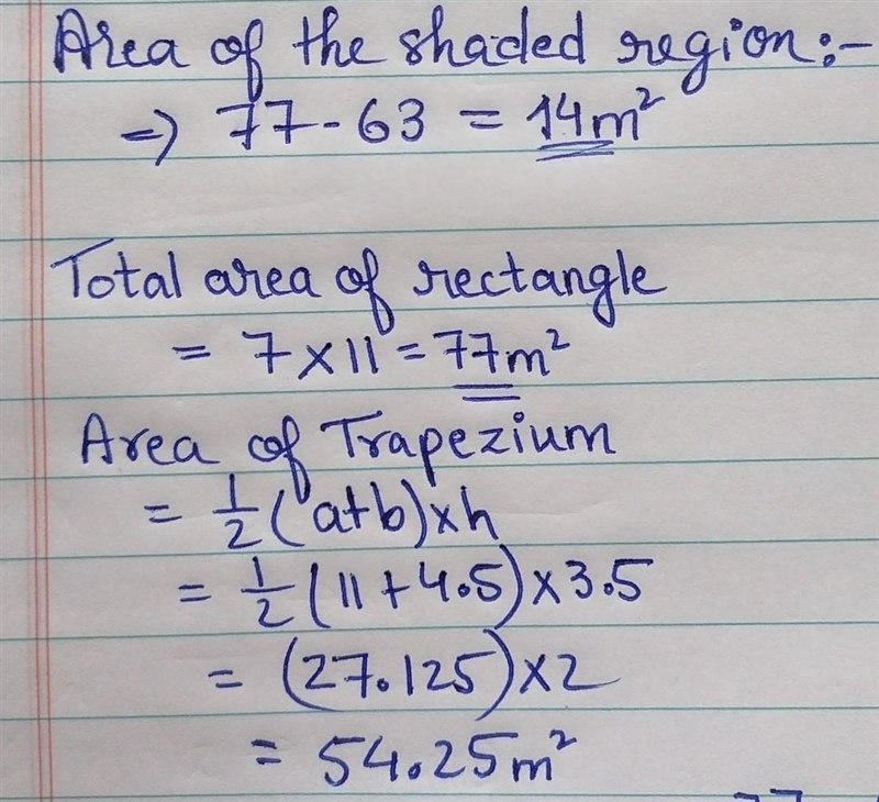 35 POINTS ALOT! Describe your strategy to calculate the area of the shaded region-example-1