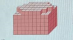 The figure below is made of 1-inch cubes. Three cubes have been removed from each-example-1