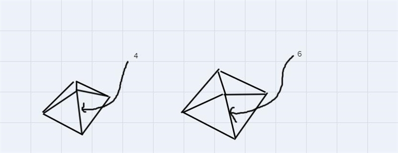 Two similar pyramids have slant height of 4 and 6. 1. Find the scale factor. 2. If-example-1