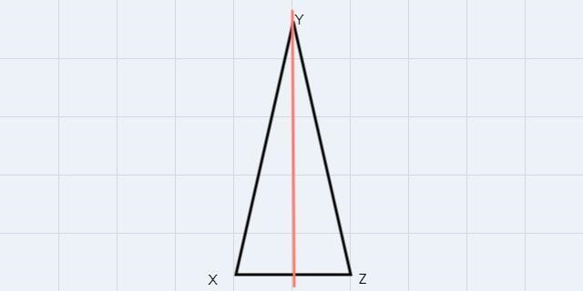 Given XYZ, if XY = YZ, and m-example-1