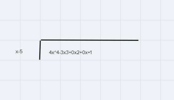 Long divide 4x^4-3x^3+1 / x-5-example-1