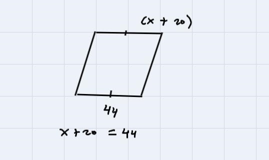 ￼use the figure below solve for the missing x and y values-example-1