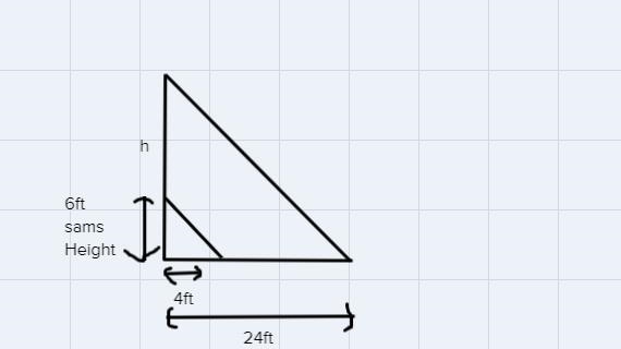 sam needs 5o know the height of an electricity power pole in his neighborhood. the-example-1