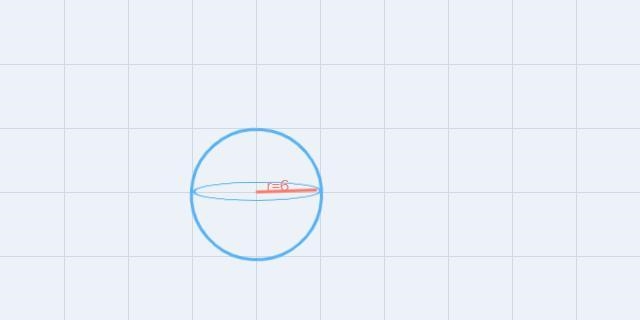 Find the surface area and the volume of a sphere whose radius equals 6.-example-1