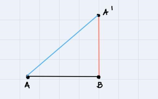 1. Draw a segment. Label the endpoints A and B.2. Rotate segment AB clockwise around-example-3