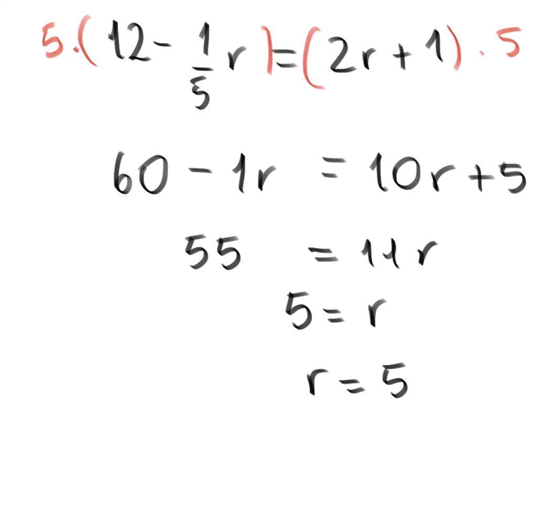 12 - 1/5r = 2r + 1+??-example-1