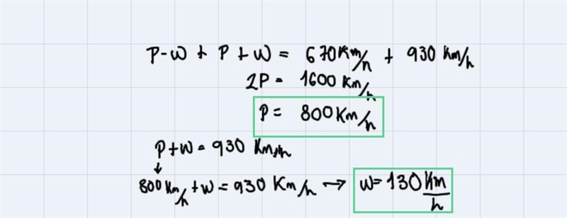 Flying against the wind, an airplane travels 2010 kilometers in 3 hours. Flying with-example-2