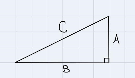 Use the Pythagorean theorem to determine the unknown length of the right triangle-example-1