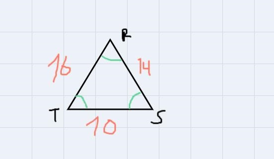 (G.5.b, 1pt) Given: ARST, RS = 14 in, ST = 10 in, TR = 16 in Order the interior angles-example-1