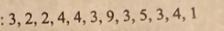 Hello! I need help finding the median I see two 3’sFind the median of the set of data-example-1