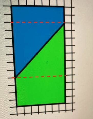 What is the area of the blue shape? Pls help :(-example-1