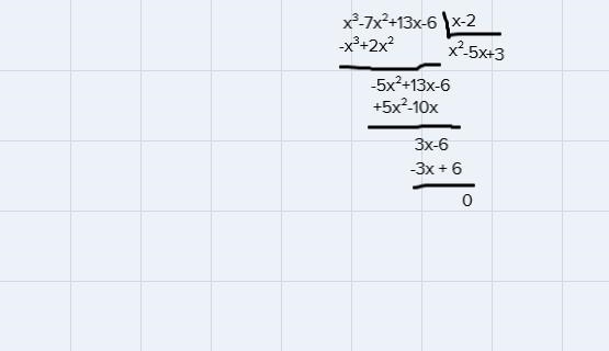 (X^3-7x^2+13x_6)/(x-2)-example-1