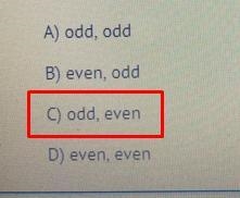 Identify if the foxes are either or odd function. f(x)= x^3 + 2x and g(x) = 2x^2 - 3￼A-example-1