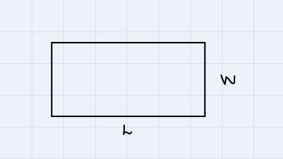 The length of a rectangle is 40 inches. The width of the rectangle is 18 inches.What-example-1