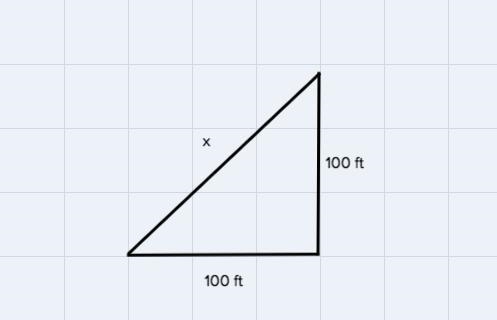 You plan to build a path along one diagonal of a 100 ft-by 100 ft square garden. To-example-3