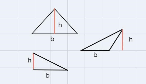 Which of the following rules should be used to find the areas of a triangle-example-1