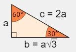 Find the length of side x in simplest radical form with a rational denominator.60°V-example-1