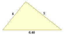 Using the Pythagorean Theorem, find the side lengths of the triangle above. Choose-example-1