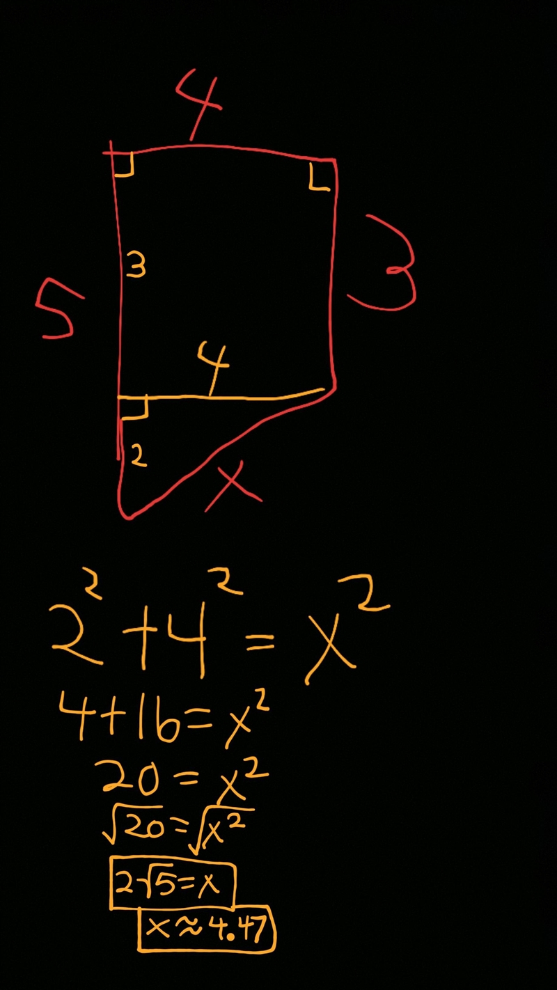 Solve for X to the nearest tenth.-example-1