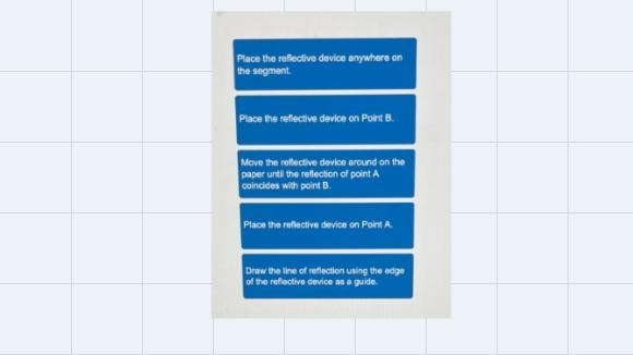 Not all tiles would be used, need help solving the steps for a bisecting line statement-example-1