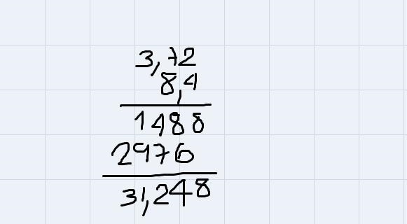 Please help this is due soon.. What is the product of 3.72 x 8.4. Then explain how-example-1