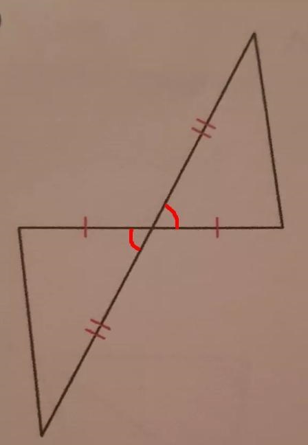 Hi my directions saysstate if the two triangles are congruent. if they are state how-example-1