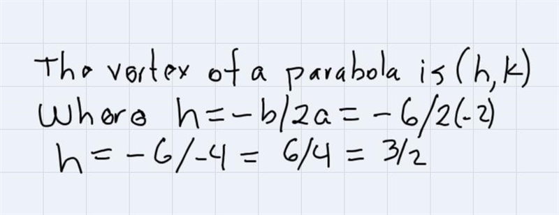 Y=-2x+6x+8 how do i find the vertex-example-2