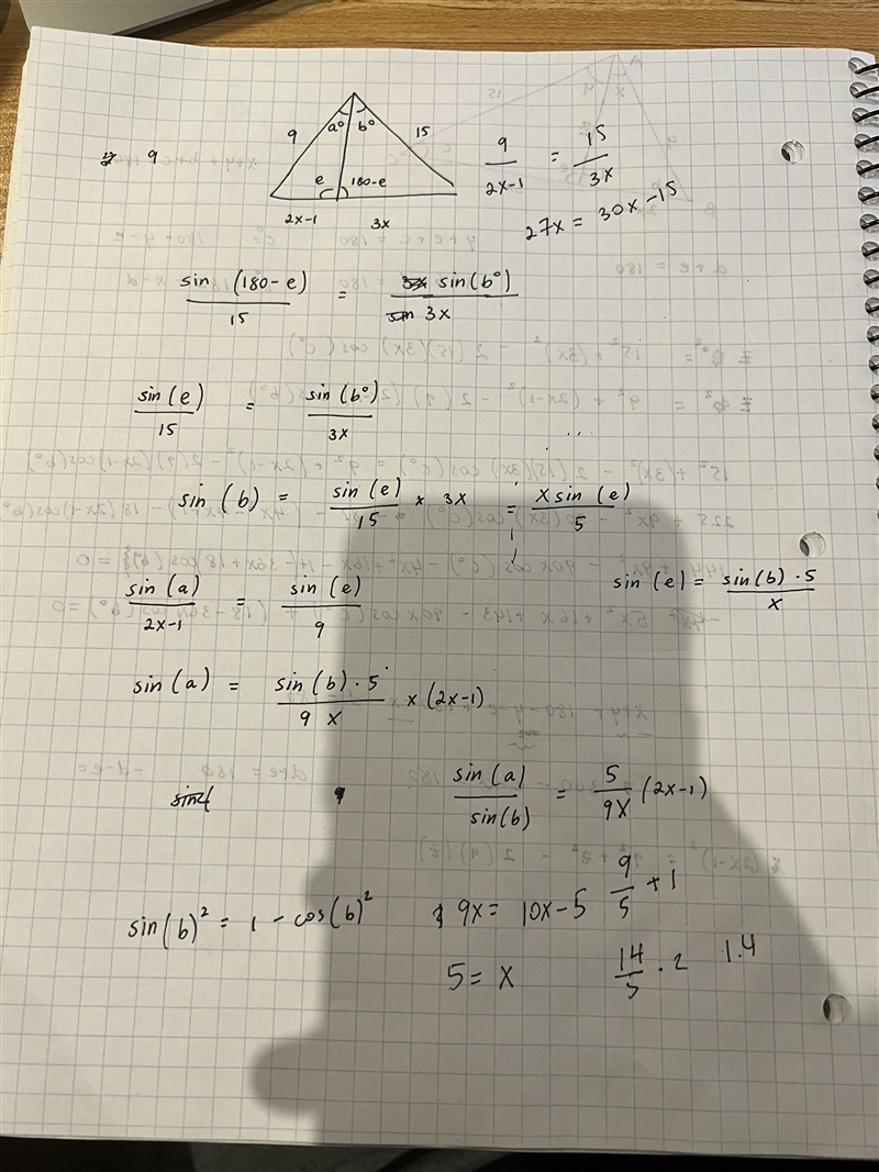 100 POINTS! PLEASE HELP! 1. What is the value of x? Enter your answer in the box. x-example-2