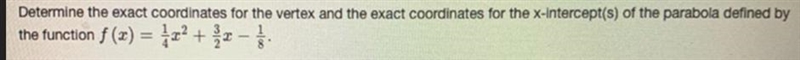 What are the coordinates for the vertex, and what are the x-intercepts?-example-1