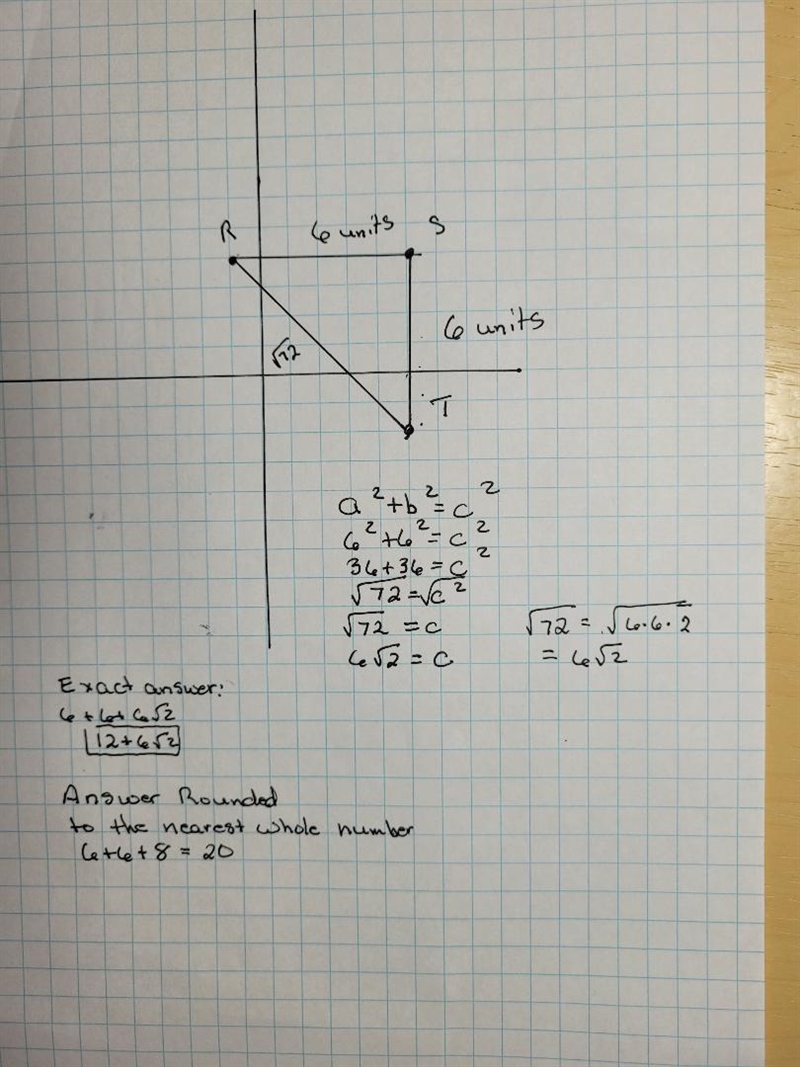 The map of a walking trail is drawn on a coordinate grid with three points of interest-example-1