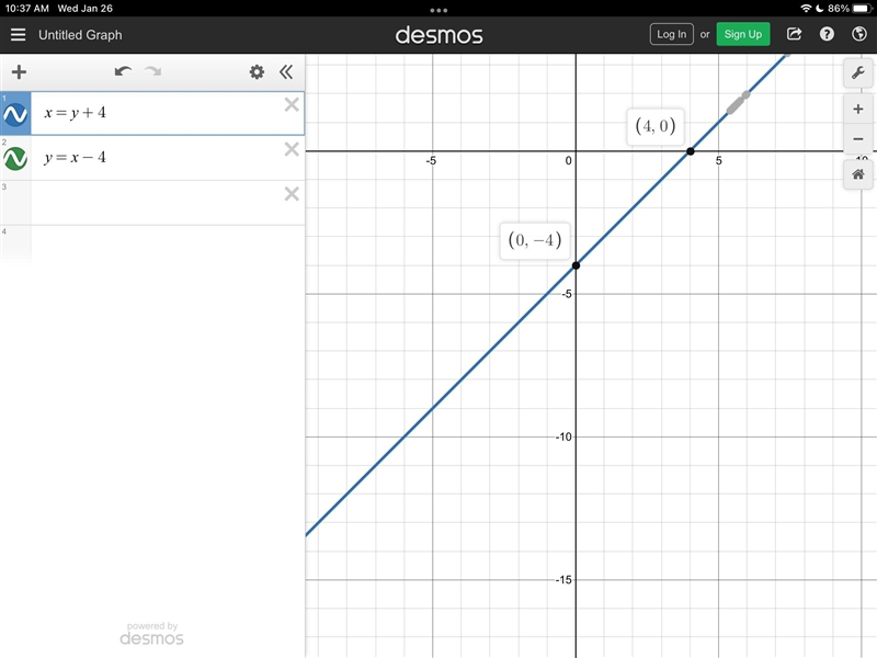 Graph the system of equations to determine the solution. In your final answer, include-example-2