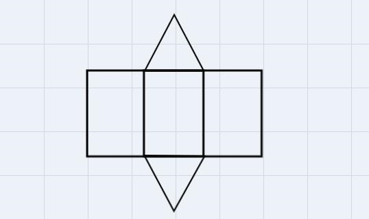 Sketch a pattern for the unfolded shape that you would use to find the surface area-example-1