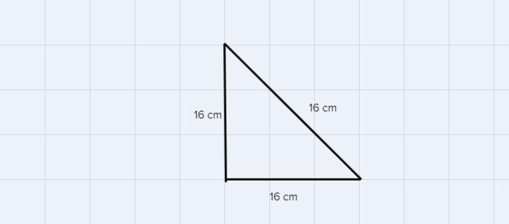 A wire is first bent into the shape of a range Each side of the triangle is 16 cm-example-1