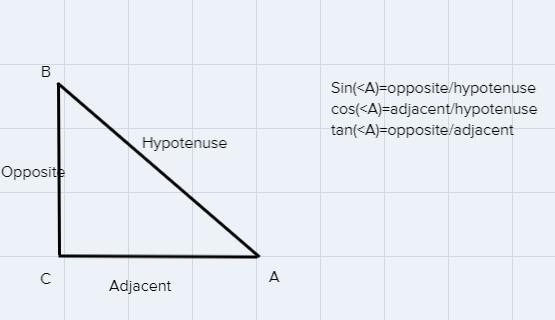 Find all missing parts of the triangle. When necessary, round answers to the nearest-example-1