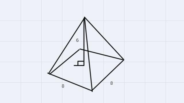 What is the volume air enclosed in a pyramid-shape tent whose square base measures-example-1