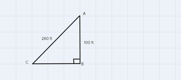 a telephone pole support cable attaches to the pole 100 feet high. if the cable is-example-1