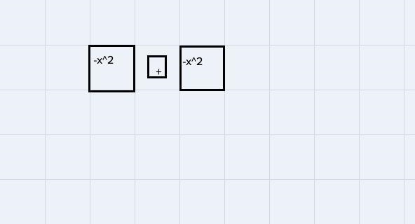 Use algebra tiles to model each polynomial. Then draw a diagram of your model.{ - 2x-example-1