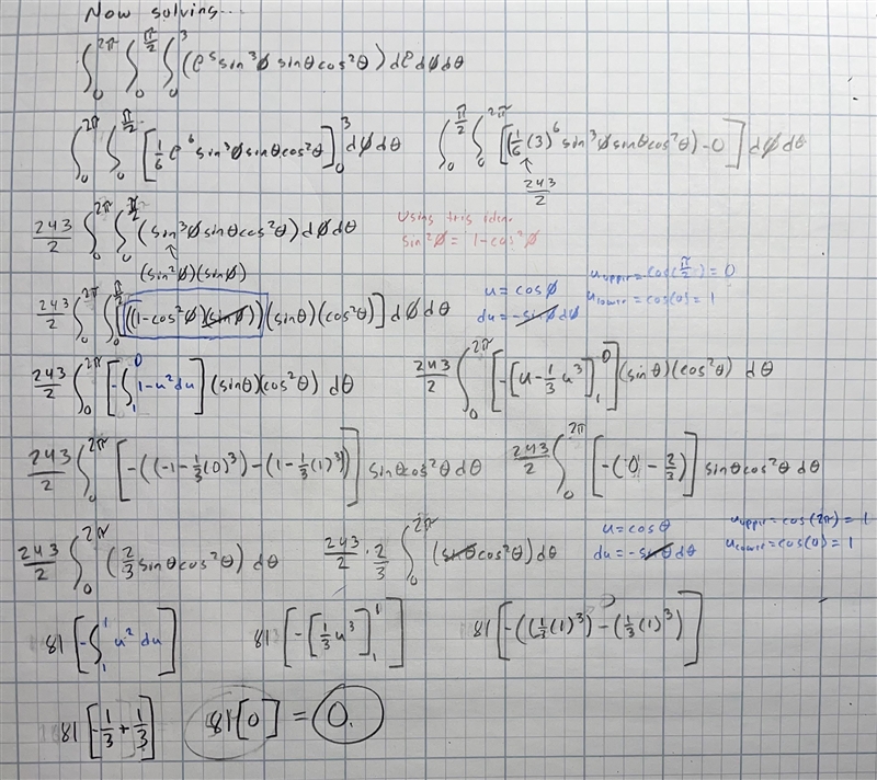 Evaluate the integral ∫∫∫Dxyz dV, where D is the region bounded below by xy-plane-example-2